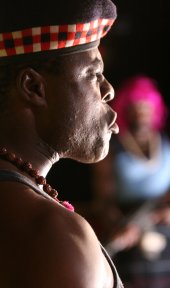 MACBETH - Danny Sapani in the title role. Photo john Haynes